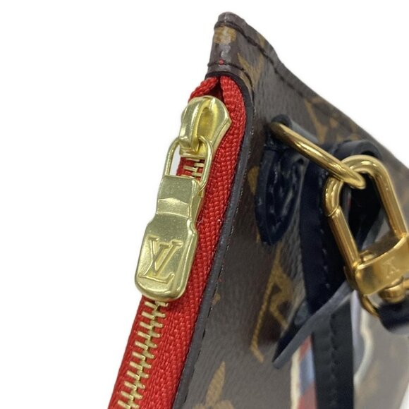 Auth NEW LOUIS VUITTON Limited edition World Tour Neverfull MM GM Pochette - Picture 2 of 7